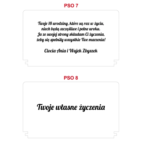 Drewniane Pudełko na pieniądze prezent na urodziny z imieniem solenizanta i dowolnym wiekiem